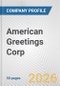 American Greetings Corp. Fundamental Company Report Including Financial, SWOT, Competitors and Industry Analysis - Product Thumbnail Image