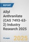 Allyl Anthranilate (CAS 7493-63-2) Industry Research 2025: Global and Regional Market Trends 2019-2024 and Forecast to 2029 - Product Image