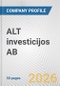 ALT investicijos AB Fundamental Company Report Including Financial, SWOT, Competitors and Industry Analysis - Product Thumbnail Image