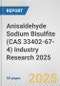 Anisaldehyde Sodium Bisulfite (CAS 33402-67-4) Industry Research 2025: Global and Regional Market Trends 2019-2024 and Forecast to 2029 - Product Thumbnail Image