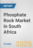 Phosphate Rock Market in South Africa: 2019-2024 Review and Forecast to 2029- Product Image