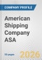 American Shipping Company ASA Fundamental Company Report Including Financial, SWOT, Competitors and Industry Analysis - Product Thumbnail Image