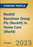 Reckitt Benckiser Group Plc (Reckitt) in Home Care (World)- Product Image