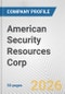 American Security Resources Corp. Fundamental Company Report Including Financial, SWOT, Competitors and Industry Analysis - Product Thumbnail Image