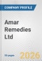 Amar Remedies Ltd. Fundamental Company Report Including Financial, SWOT, Competitors and Industry Analysis - Product Thumbnail Image