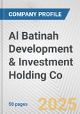 Al Batinah Development & Investment Holding Co. Fundamental Company Report Including Financial, SWOT, Competitors and Industry Analysis- Product Image