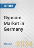 Gypsum Market in Germany: 2017-2023 Review and Forecast to 2027- Product Image