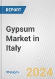 Gypsum Market in Italy: 2017-2023 Review and Forecast to 2027- Product Image