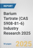 Barium Tartrate (CAS 5908-81-6) Industry Research 2025: Global and Regional Market Trends 2019-2024 and Forecast to 2029- Product Image