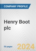 Henry Boot plc Fundamental Company Report Including Financial, SWOT, Competitors and Industry Analysis- Product Image