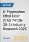 D-Tryptophan Ethyl Ester (CAS 74126-25-3) Industry Research 2025: Global and Regional Market Trends 2019-2024 and Forecast to 2029 - Product Thumbnail Image