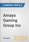 Amaya Gaming Group Inc. Fundamental Company Report Including Financial, SWOT, Competitors and Industry Analysis - Product Thumbnail Image
