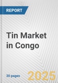 Tin Market in Congo: 2017-2023 Review and Forecast to 2027- Product Image