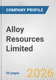 Alloy Resources Limited Fundamental Company Report Including Financial, SWOT, Competitors and Industry Analysis- Product Image