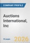 Auctions International, Inc Fundamental Company Report Including Financial, SWOT, Competitors and Industry Analysis - Product Thumbnail Image