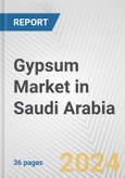 Gypsum Market in Saudi Arabia: 2017-2023 Review and Forecast to 2027- Product Image