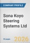Sona Koyo Steering Systems Ltd. Fundamental Company Report Including Financial, SWOT, Competitors and Industry Analysis - Product Thumbnail Image