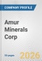 Amur Minerals Corp. Fundamental Company Report Including Financial, SWOT, Competitors and Industry Analysis - Product Thumbnail Image