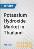 Potassium Hydroxide Market in Thailand: 2019-2024 Review and Forecast to 2029- Product Image
