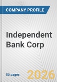 Independent Bank Corp. Fundamental Company Report Including Financial, SWOT, Competitors and Industry Analysis- Product Image