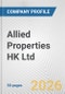 Allied Properties HK Ltd. Fundamental Company Report Including Financial, SWOT, Competitors and Industry Analysis - Product Thumbnail Image
