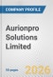 Aurionpro Solutions Limited Fundamental Company Report Including Financial, SWOT, Competitors and Industry Analysis - Product Thumbnail Image