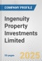 Ingenuity Property Investments Limited Fundamental Company Report Including Financial, SWOT, Competitors and Industry Analysis - Product Thumbnail Image