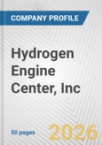 Hydrogen Engine Center, Inc. Fundamental Company Report Including Financial, SWOT, Competitors and Industry Analysis- Product Image