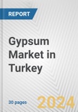 Gypsum Market in Turkey: 2017-2023 Review and Forecast to 2027- Product Image