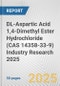 DL-Aspartic Acid 1,4-Dimethyl Ester Hydrochloride (CAS 14358-33-9) Industry Research 2025: Global and Regional Market Trends 2019-2024 and Forecast to 2029 - Product Thumbnail Image