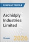 Archidply Industries Limited Fundamental Company Report Including Financial, SWOT, Competitors and Industry Analysis - Product Thumbnail Image