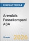 Arendals Fossekompani ASA Fundamental Company Report Including Financial, SWOT, Competitors and Industry Analysis - Product Thumbnail Image