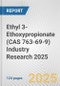 Ethyl 3-Ethoxypropionate (CAS 763-69-9) Industry Research 2025: Global and Regional Market Trends 2019-2024 and Forecast to 2029 - Product Thumbnail Image