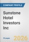 Sunstone Hotel Investors Inc. Fundamental Company Report Including Financial, SWOT, Competitors and Industry Analysis - Product Thumbnail Image