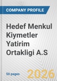 Hedef Menkul Kiymetler Yatirim Ortakligi A.S. Fundamental Company Report Including Financial, SWOT, Competitors and Industry Analysis- Product Image
