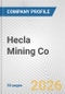 Hecla Mining Co. Fundamental Company Report Including Financial, SWOT, Competitors and Industry Analysis - Product Thumbnail Image