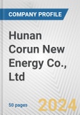 Hunan Corun New Energy Co., Ltd. Fundamental Company Report Including Financial, SWOT, Competitors and Industry Analysis- Product Image