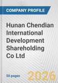 Hunan Chendian International Development Shareholding Co Ltd Fundamental Company Report Including Financial, SWOT, Competitors and Industry Analysis- Product Image