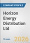 Horizon Energy Distribution Ltd. Fundamental Company Report Including Financial, SWOT, Competitors and Industry Analysis - Product Thumbnail Image