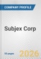 Subjex Corp. Fundamental Company Report Including Financial, SWOT, Competitors and Industry Analysis - Product Thumbnail Image