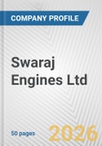 Swaraj Engines Ltd. Fundamental Company Report Including Financial, SWOT, Competitors and Industry Analysis- Product Image