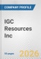IGC Resources Inc. Fundamental Company Report Including Financial, SWOT, Competitors and Industry Analysis - Product Thumbnail Image