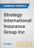 Strategy International Insurance Group Inc. Fundamental Company Report Including Financial, SWOT, Competitors and Industry Analysis- Product Image