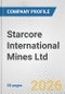 Starcore International Mines Ltd Fundamental Company Report Including Financial, SWOT, Competitors and Industry Analysis - Product Thumbnail Image