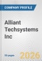 Alliant Techsystems Inc. Fundamental Company Report Including Financial, SWOT, Competitors and Industry Analysis - Product Thumbnail Image