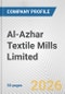 Al-Azhar Textile Mills Limited Fundamental Company Report Including Financial, SWOT, Competitors and Industry Analysis - Product Thumbnail Image