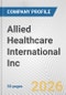 Allied Healthcare International Inc. Fundamental Company Report Including Financial, SWOT, Competitors and Industry Analysis - Product Thumbnail Image
