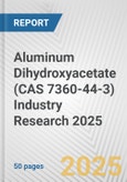 Aluminum Dihydroxyacetate (CAS 7360-44-3) Industry Research 2025: Global and Regional Market Trends 2019-2024 and Forecast to 2029- Product Image