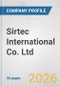 Sirtec International Co. Ltd. Fundamental Company Report Including Financial, SWOT, Competitors and Industry Analysis - Product Thumbnail Image