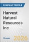 Harvest Natural Resources Inc. Fundamental Company Report Including Financial, SWOT, Competitors and Industry Analysis - Product Thumbnail Image
